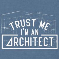 Trust Me I'm An Architect Architects Architecture Student Garment-Dyed Sweatshirt