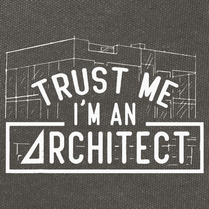 Trust Me I'm An Architect Architects Architecture Student Cotton Canvas Backpack