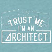 Trust Me I'm An Architect Architects Architecture Student Sueded Cloud Jersey T-Shirt