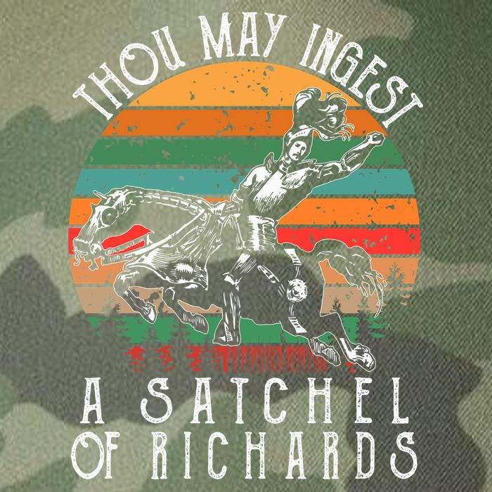 Thou May Ingest A Satchel Of Richards Legacy Tie Dye Trucker Hat