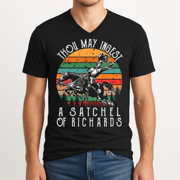 Thou May Ingest A Satchel Of Richards V-Neck T-Shirt
