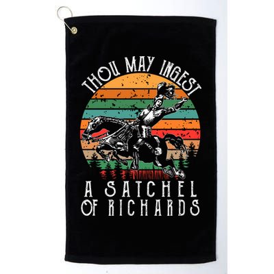Thou May Ingest A Satchel Of Richards Golf Towel
