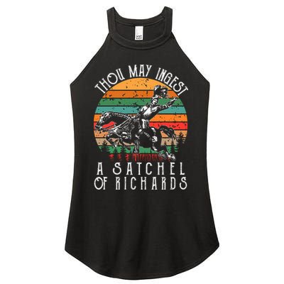Thou May Ingest A Satchel Of Richards Women's Perfect Tri Rocker Tank