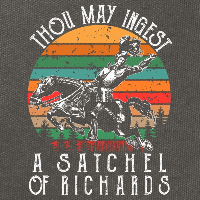 Thou May Ingest A Satchel Of Richards Cotton Canvas Backpack