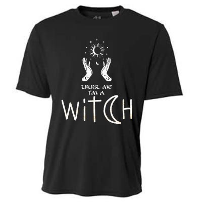 Trust Me I'm Witch Witchcraft Coven Wicca Halloween Cooling Performance Crew T-Shirt