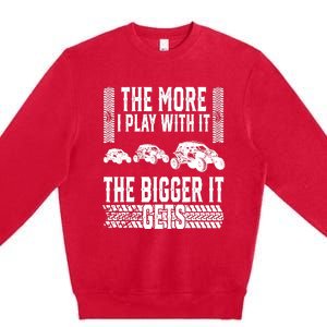 The More I Play With It The Bigger It Gets Offroad Premium Crewneck Sweatshirt