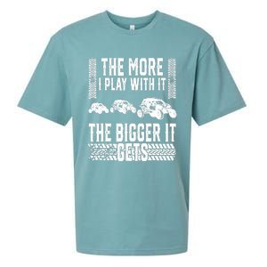 The More I Play With It The Bigger It Gets Offroad Sueded Cloud Jersey T-Shirt