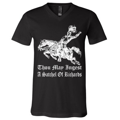 Thou May Ingest A Satchel Of Richards V-Neck T-Shirt