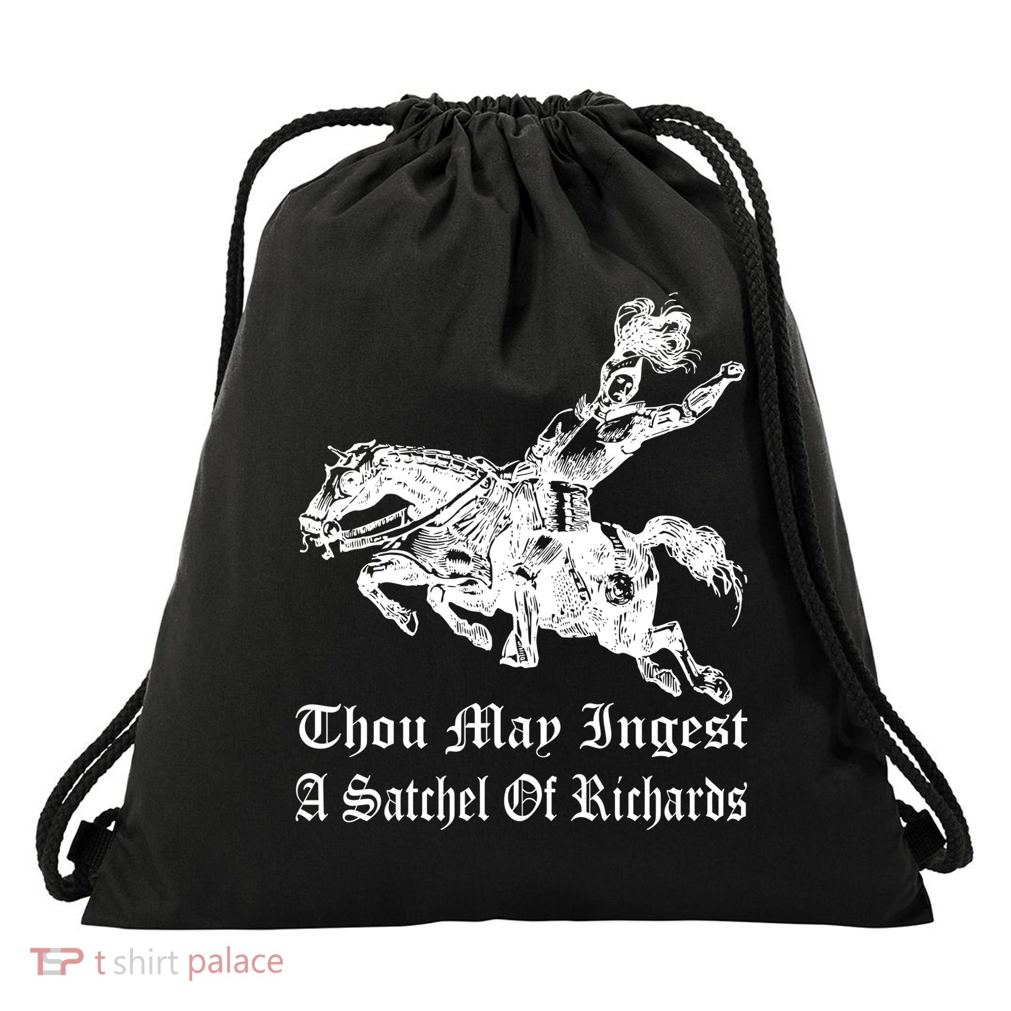 Thou May Ingest A Satchel Of Richards Drawstring Bag