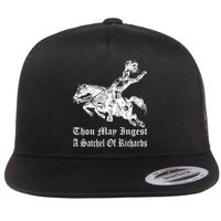 Thou May Ingest A Satchel Of Richards Flat Bill Trucker Hat