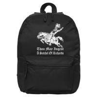 Thou May Ingest A Satchel Of Richards 16 in Basic Backpack