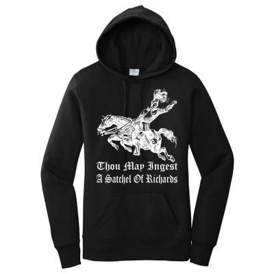 Thou May Ingest A Satchel Of Richards Women's Pullover Hoodie