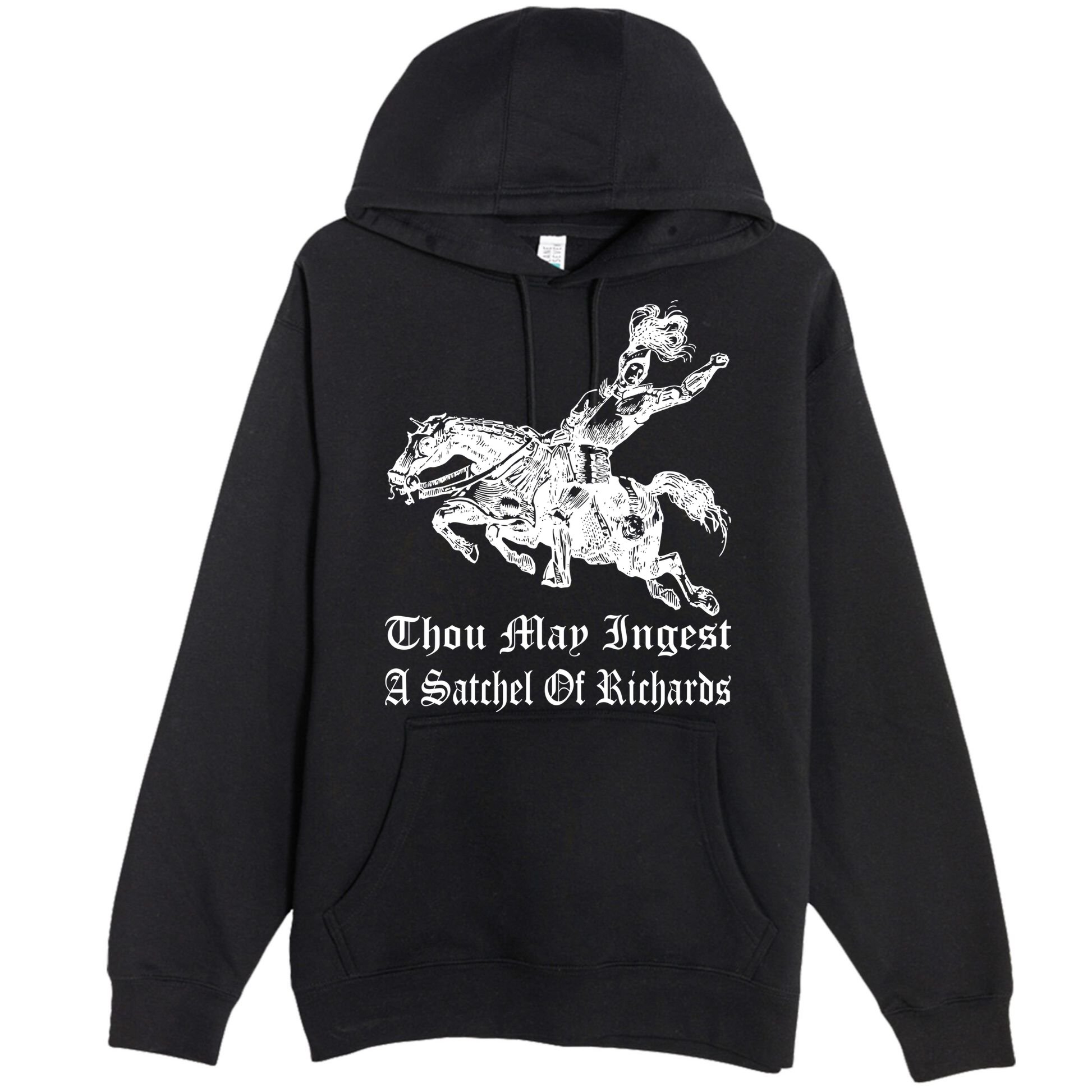 Thou May Ingest A Satchel Of Richards Premium Pullover Hoodie