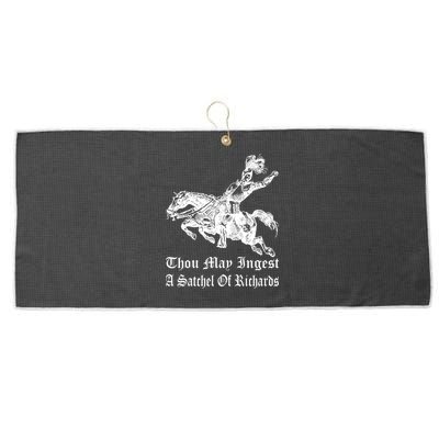 Thou May Ingest A Satchel Of Richards Large Microfiber Waffle Golf Towel