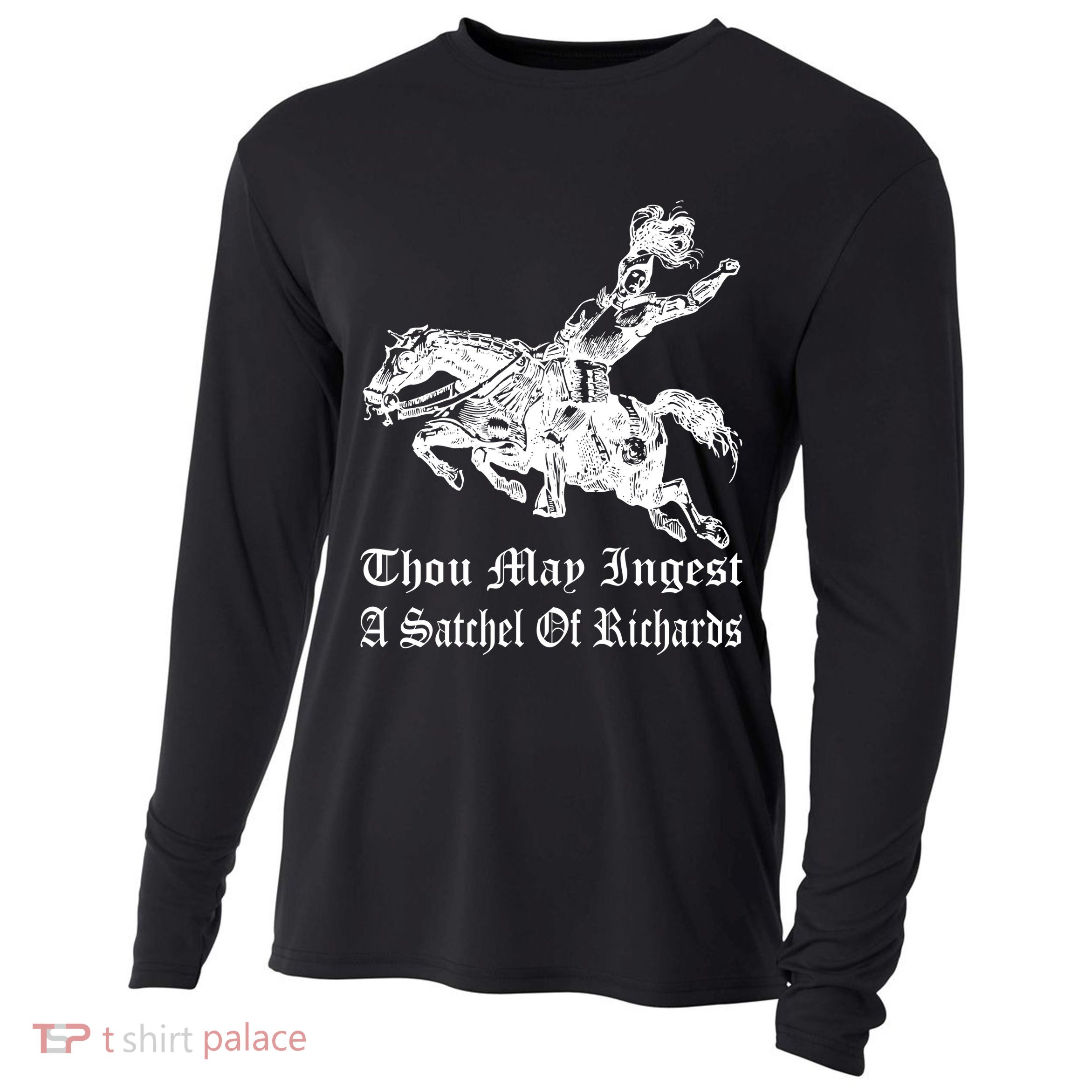 Thou May Ingest A Satchel Of Richards Cooling Performance Long Sleeve Crew