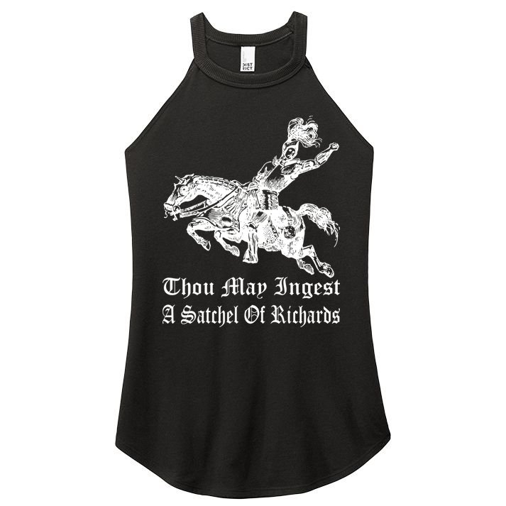 Thou May Ingest A Satchel Of Richards Women's Perfect Tri Rocker Tank