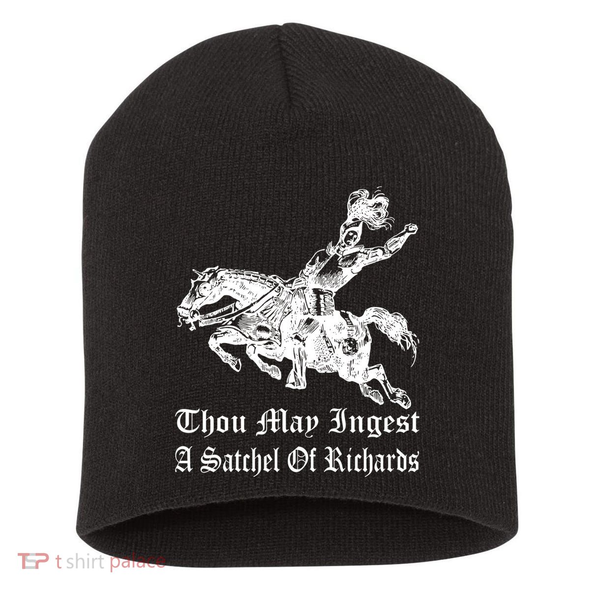Thou May Ingest A Satchel Of Richards Short Acrylic Beanie