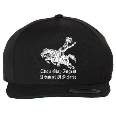 Thou May Ingest A Satchel Of Richards Wool Snapback Cap