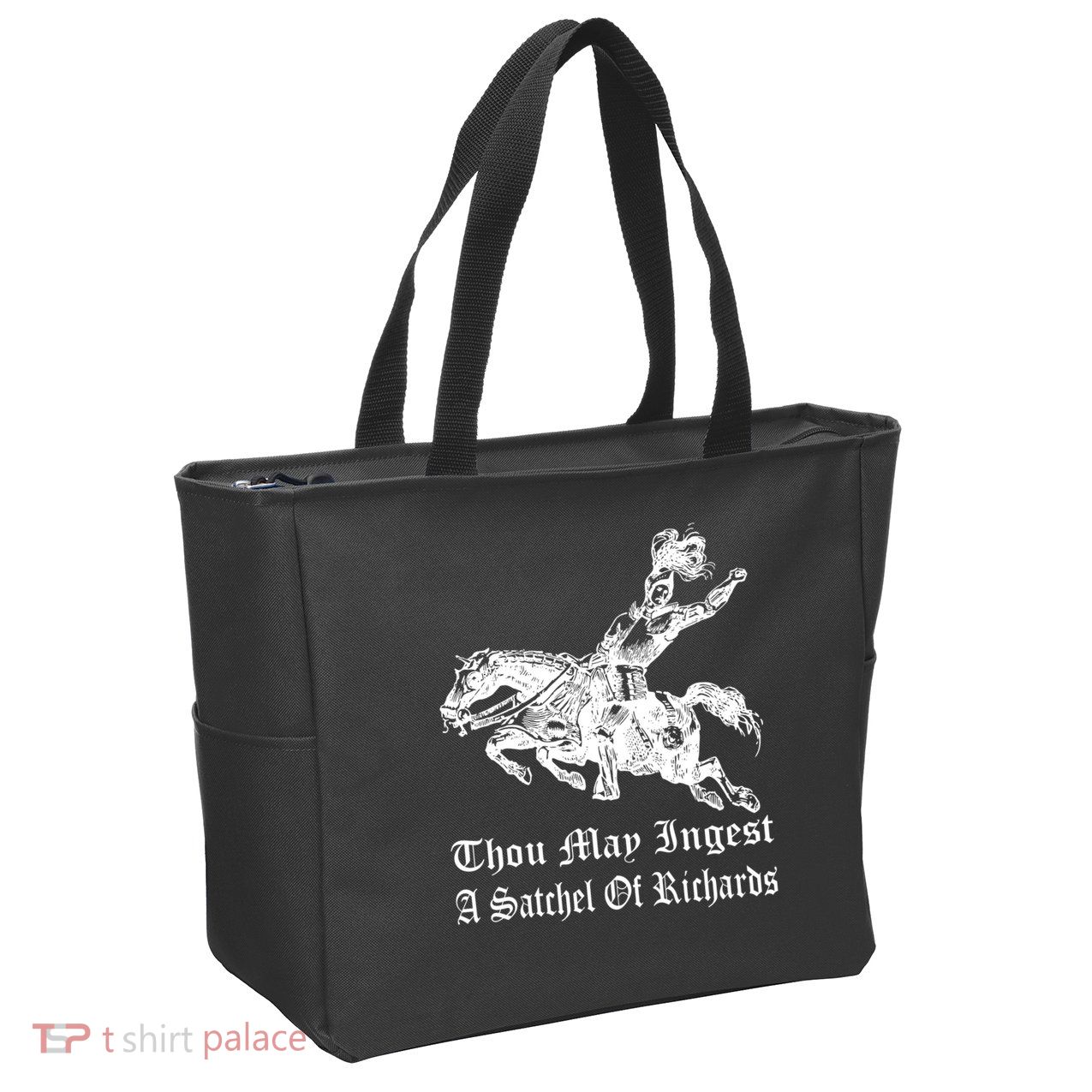 Thou May Ingest A Satchel Of Richards Zip Tote Bag