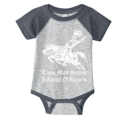 Thou May Ingest A Satchel Of Richards Infant Baby Jersey Bodysuit