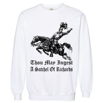 Thou May Ingest A Satchel Of Richards Garment-Dyed Sweatshirt