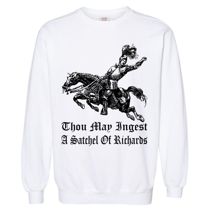 Thou May Ingest A Satchel Of Richards Garment-Dyed Sweatshirt