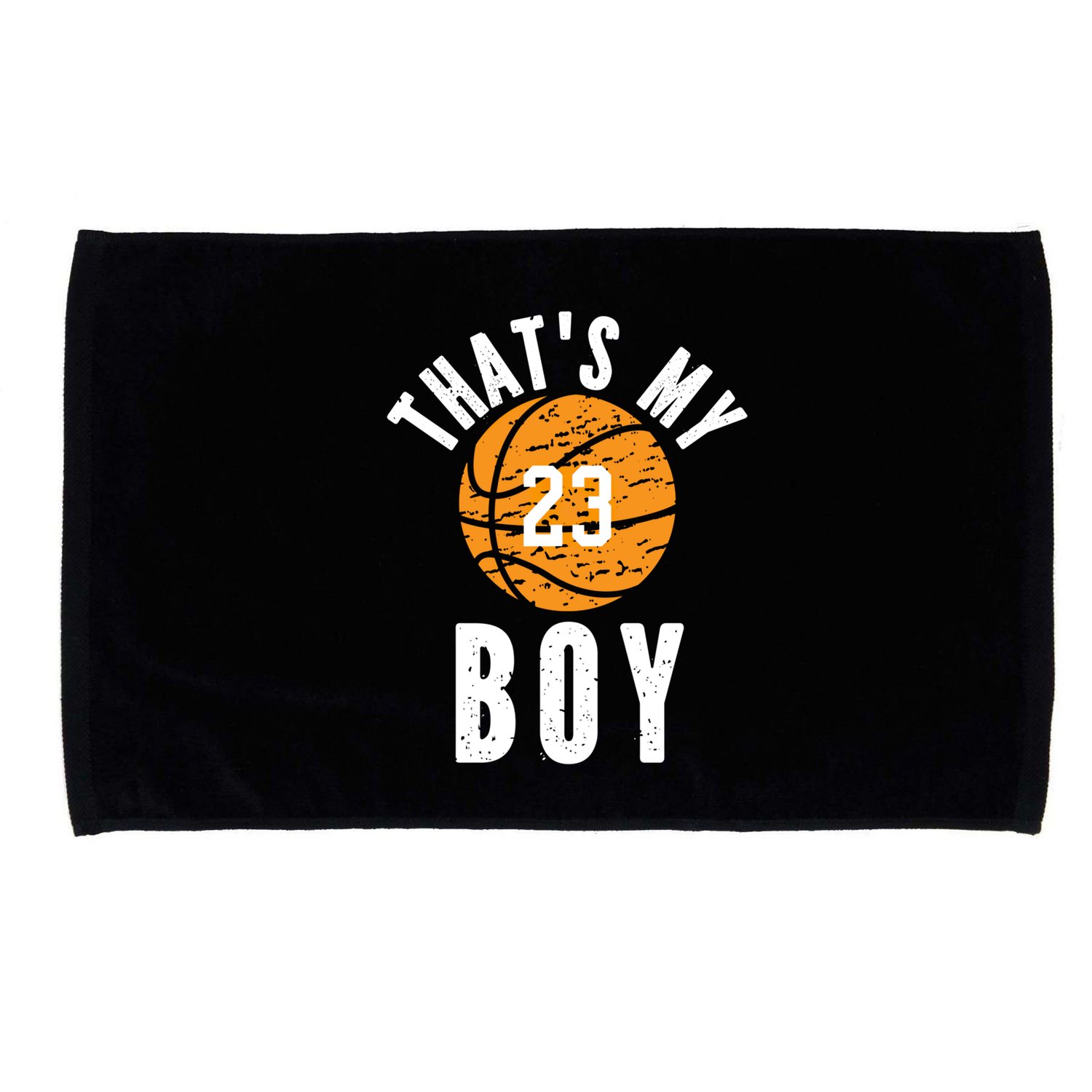 That's My Jersey Number #23 Vintage Basketball Mom Dad Gift Microfiber Hand Towel