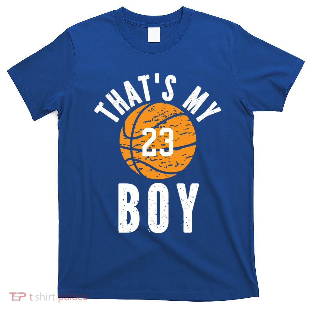 That's My Jersey Number #23 Vintage Basketball Mom Dad Gift T-Shirt