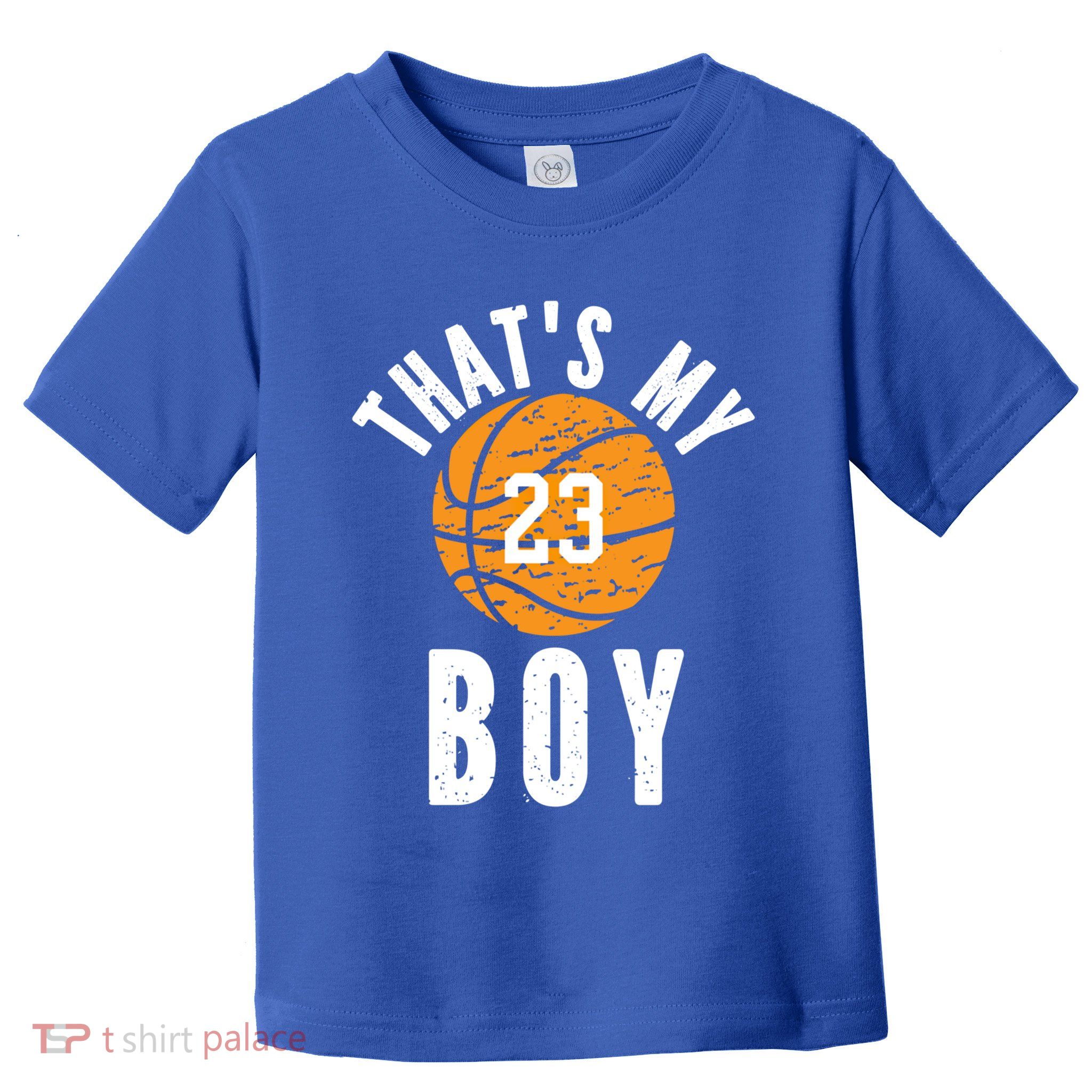 That's My Jersey Number #23 Vintage Basketball Mom Dad Gift Toddler T-Shirt