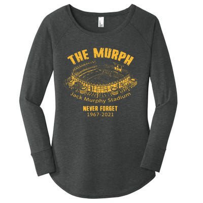 The Murph Jack Murphy Stadium San Diego Baseball Women's Perfect Tri Tunic Long Sleeve Shirt