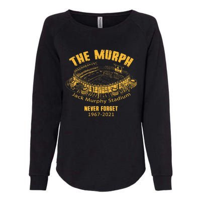 The Murph Jack Murphy Stadium San Diego Baseball Womens California Wash Sweatshirt