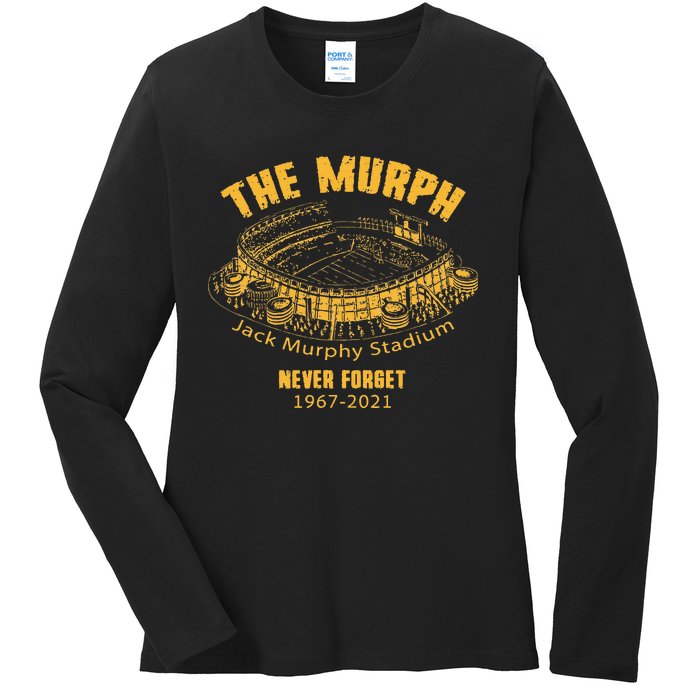 The Murph Jack Murphy Stadium San Diego Baseball Ladies Long Sleeve Shirt