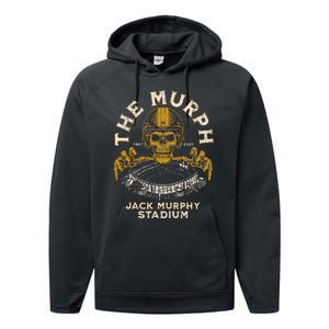 The Murph Jack Murphy Stadium San Diego Baseball Performance Fleece Hoodie