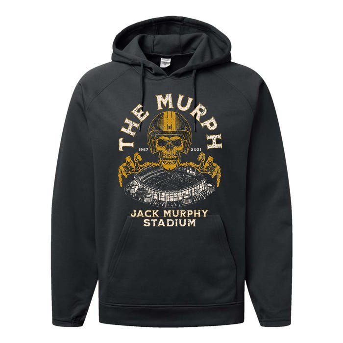 The Murph Jack Murphy Stadium San Diego Baseball Performance Fleece Hoodie