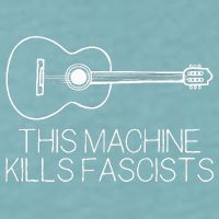 This Machine Kills Fascists Sueded Cloud Jersey T-Shirt