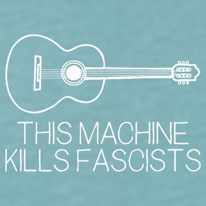 This Machine Kills Fascists Sueded Cloud Jersey T-Shirt