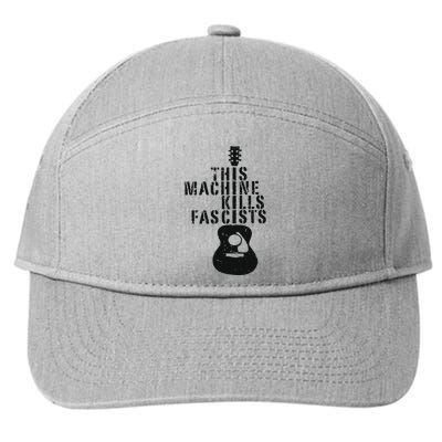 This Machines Kills Fascists Funny Guitar Music Lover 7-Panel Snapback Hat