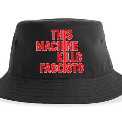 This Machine Kills Fascists Sustainable Bucket Hat