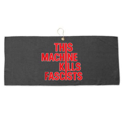 This Machine Kills Fascists Large Microfiber Waffle Golf Towel