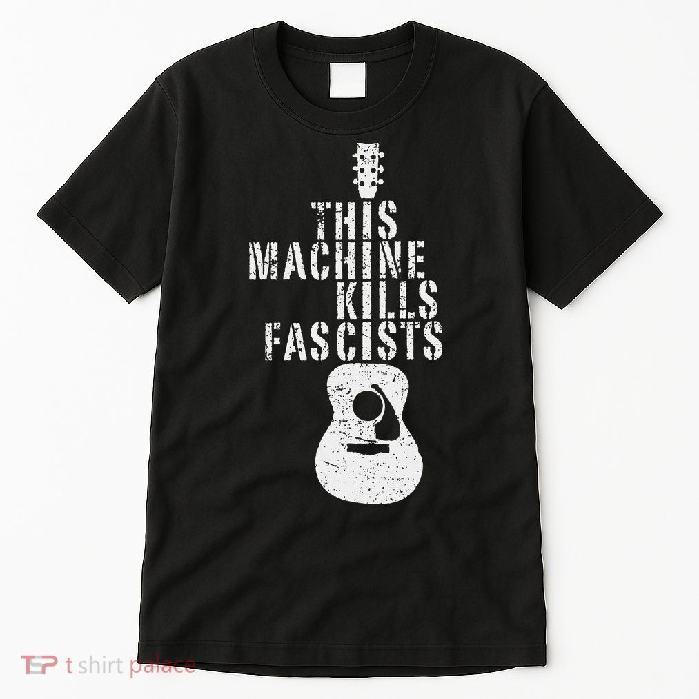 This Machines Kills Fascists Funny Guitar Music Lover Tall T-Shirt