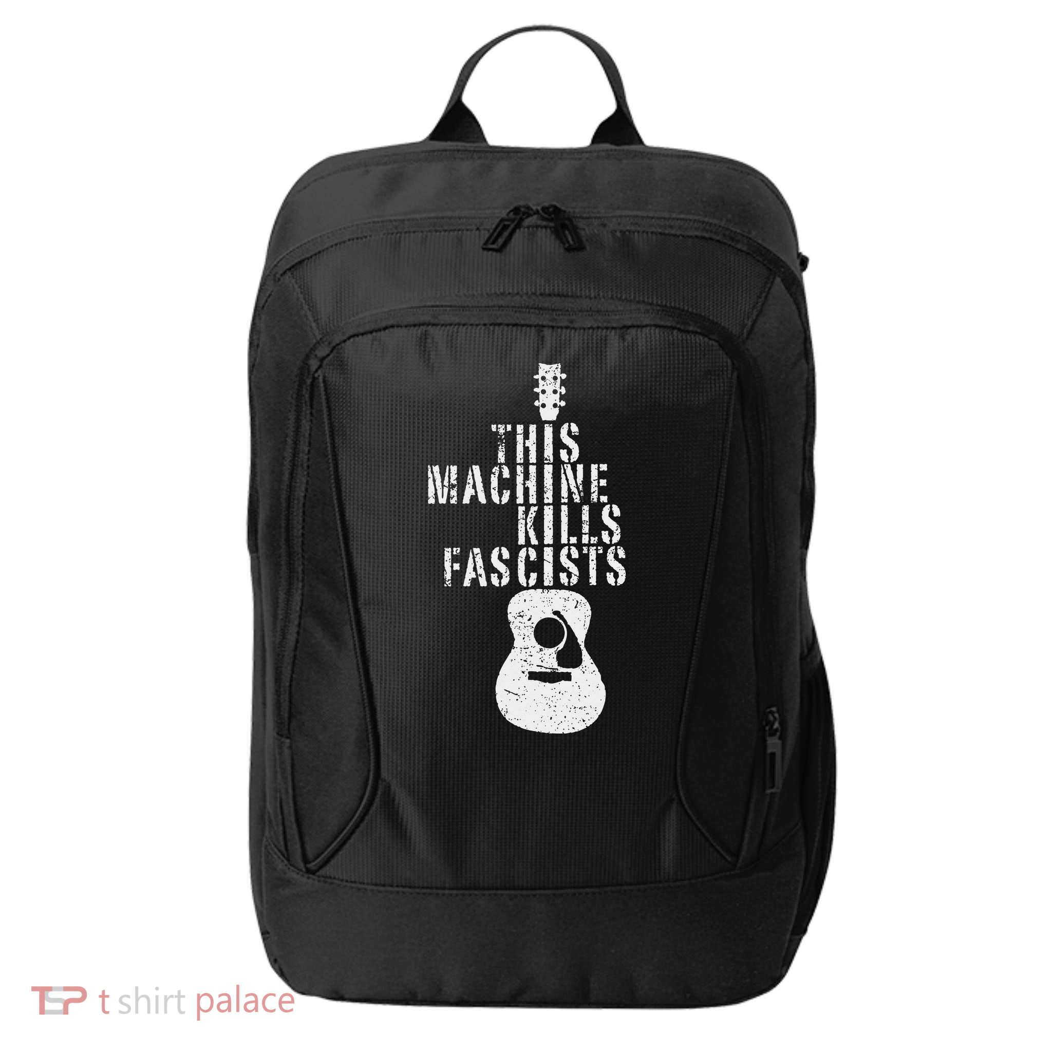 This Machines Kills Fascists Funny Guitar Music Lover City Backpack