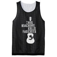 This Machines Kills Fascists Funny Guitar Music Lover Mesh Reversible Basketball Jersey Tank