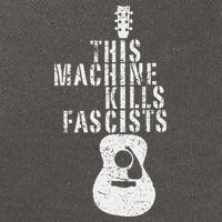 This Machines Kills Fascists Funny Guitar Music Lover Cotton Canvas Backpack