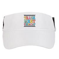 Track Meet Kinda Day Track And Field Mom Runner For Girl Adult Drive Performance Visor