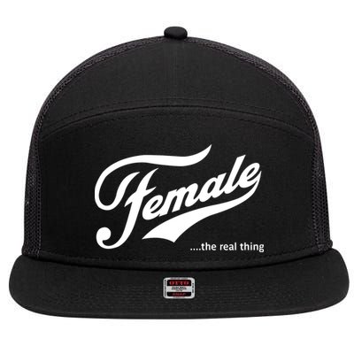The Megyn Kelly Show Female The Real Thing 7 Panel Mesh Trucker Snapback Hat