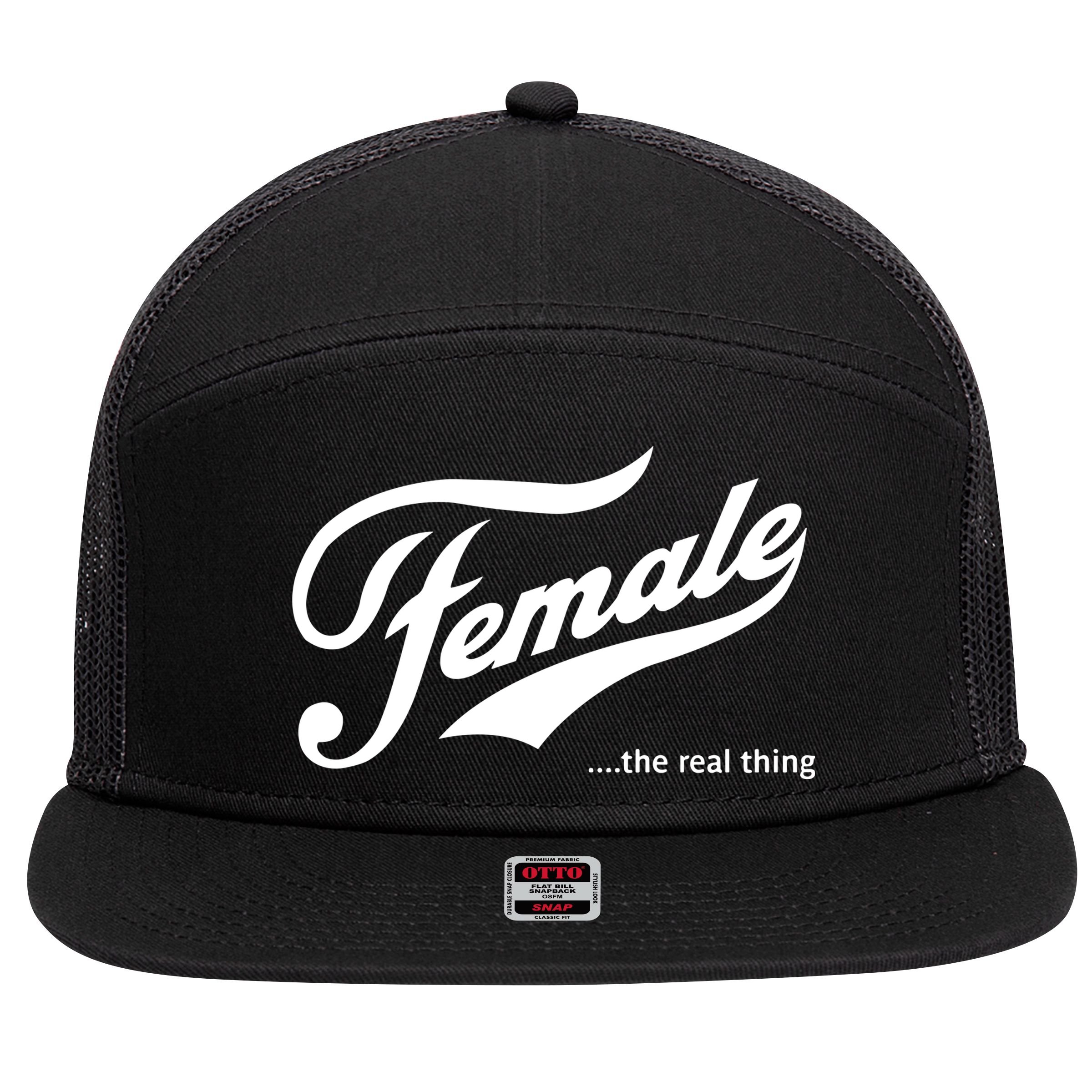 The Megyn Kelly Show Female The Real Thing 7 Panel Mesh Trucker Snapback Hat