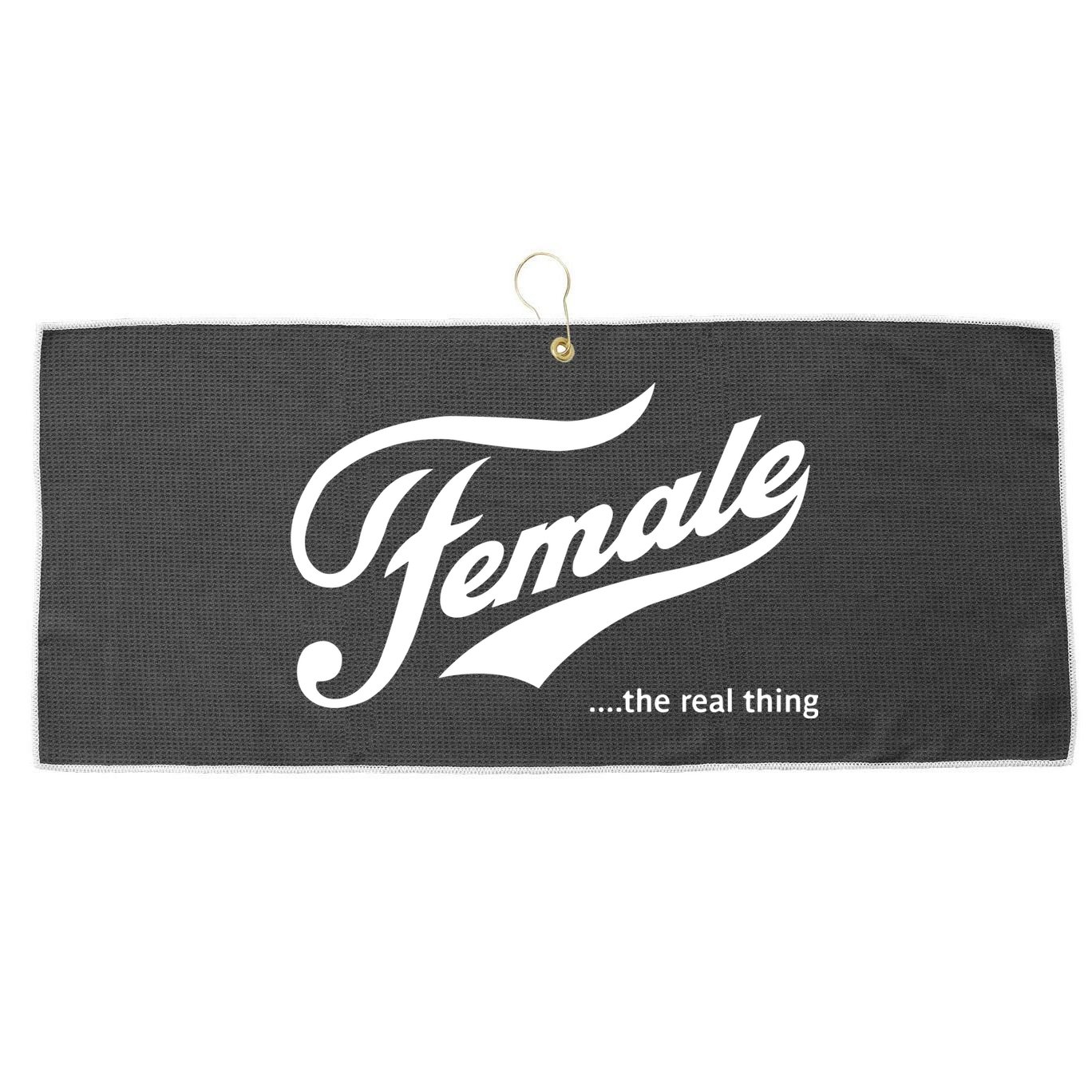 The Megyn Kelly Show Female The Real Thing Large Microfiber Waffle Golf Towel