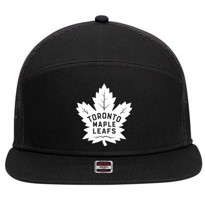 T.O.R.O.N.T.O M.A.P.L.E Leafs 7 Panel Mesh Trucker Snapback Hat