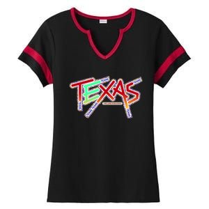 Texas Modern Logo Ladies Halftime Notch Neck Tee