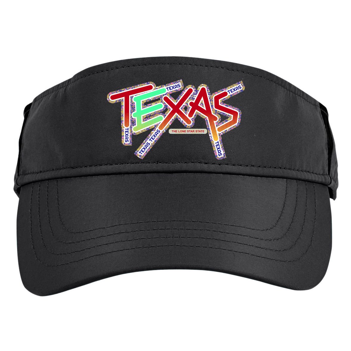 Texas Modern Logo Adult Drive Performance Visor
